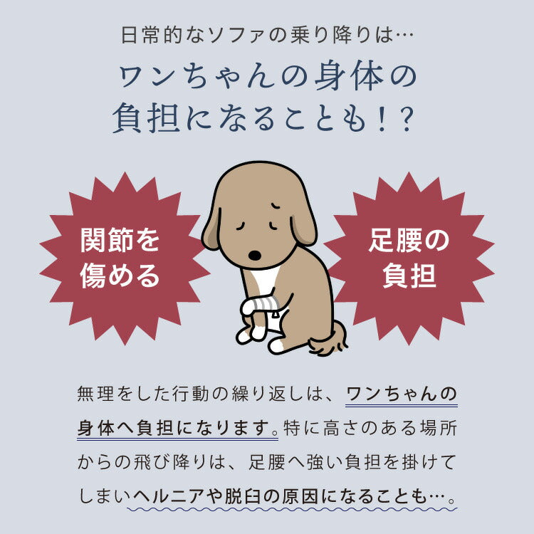 ドッグステップ 4段 スロープ 幅41cm ドッグスロープ ウレタン 撥水 クッション 踏み台 ステップ ペットステップ 室内犬 シニア犬 老犬 介護用品 ケガ防止 小型犬 犬用品 補助 トイプードル