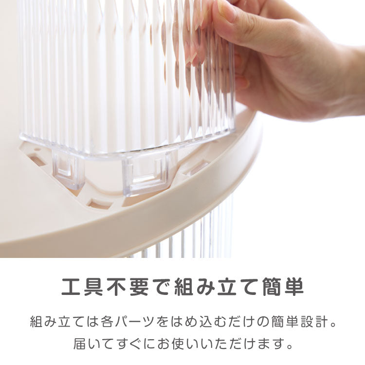 回転式本棚 3段 絵本 大容量 スリム 本棚 回転 収納ラック 回転本棚 絵本ラック 絵本棚 図鑑 シェルフ コミックラック マガジンラック ディスプレイラック CDラック スペパ 組立簡単 おしゃれ