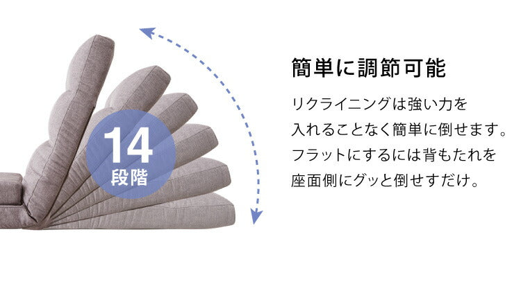 3way ソファーベッド コンパクト 幅60 座椅子 リクライニング ローソファ 1人掛け 座椅子 こたつ用 ソファー 一人用 ソファ ベッド カウチソファ ハイバック おしゃれ フロアチェア 1P