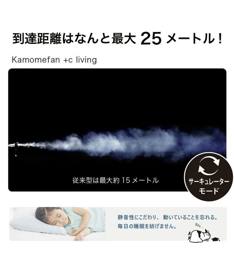 Kamomefan カモメファン 扇風機 サーキュレーター Kamome Living DCモーター DCファン 首振り リモコン付き