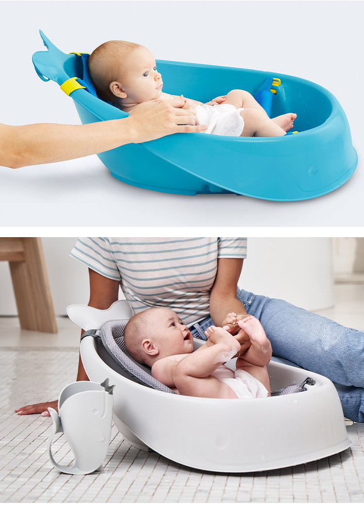 【正規販売店】SKIP HOP ホエールバスタブ スキップホップ ベビーバス お風呂 おふろ 赤ちゃん ベビー コンパクト バスタブ 新生児 ホエール くじら クジラ かわいい 沐浴 初めて クジラ型