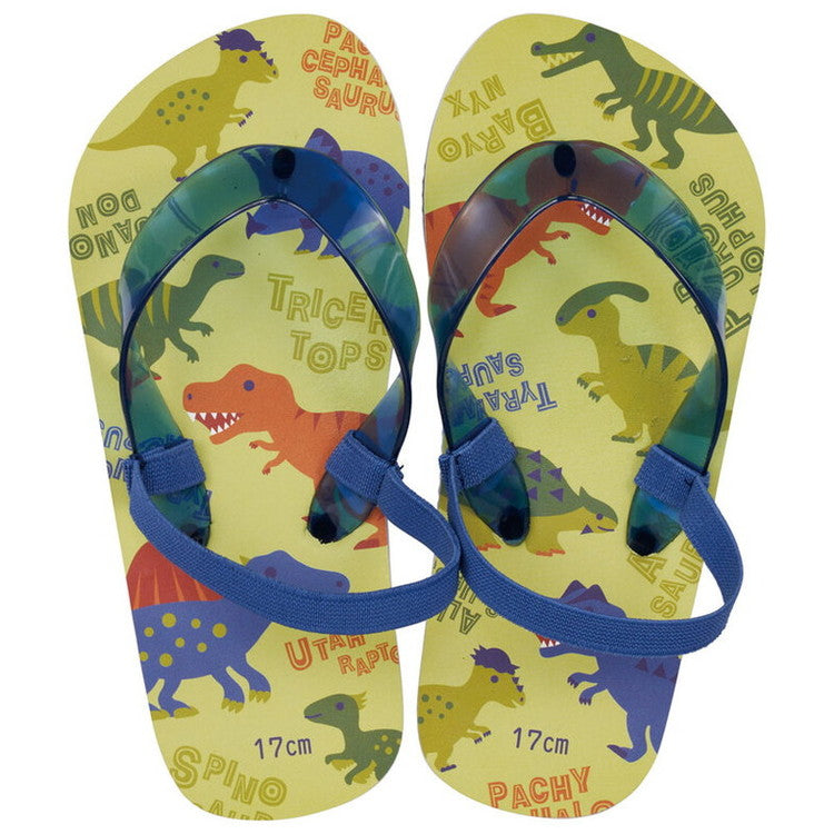 スケーター ビーチサンダル キッズ 17cm 子供 キャラクター サンダル 夏用 痛くない ディノサウルス ピクチャーブック Skater SDBE17