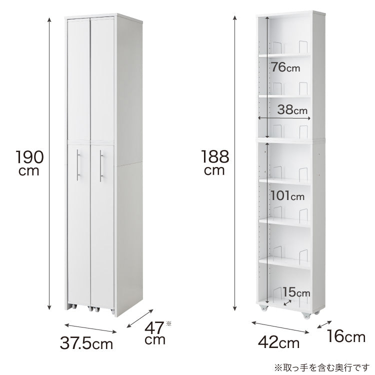 本棚 スライド スリム 2列 大容量 キャスター付き スライド本棚 書棚 隙間 収納 省スペース コンパクト コミックラック CDラック おしゃれ 省スペース 北欧 シンプル 収納ラック 隠せる