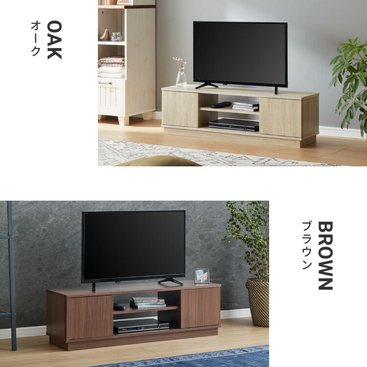 テレビ台 ローボード 幅110 扉付き テレビボード TV台 32インチ 34インチ 42インチ 47インチ 木製 TVボード 収納 テレビラック オーク ブラウン ナチュラル オーク×ホワイト ミディアムブラウン×ブラック おしゃれ 木目