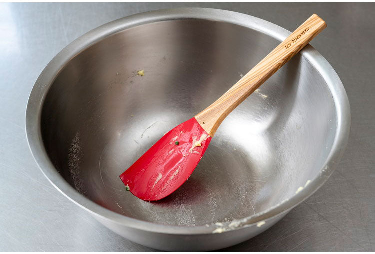 ラバーゼ 日本製 シリコーンヘラ スパチュラ レッド 赤 シリコンヘラ 木柄 キッチンツール 有本葉子 監修 la base 和平フレイズ おしゃれ