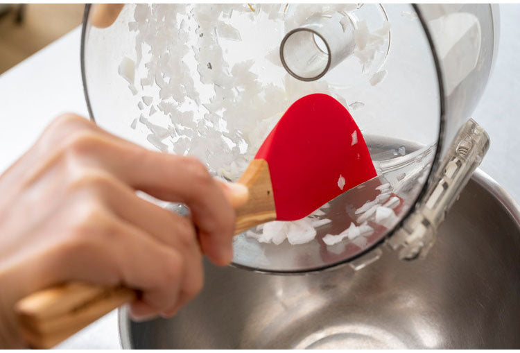 ラバーゼ 日本製 シリコーンヘラ スパチュラ レッド 赤 シリコンヘラ 木柄 キッチンツール 有本葉子 監修 la base 和平フレイズ おしゃれ