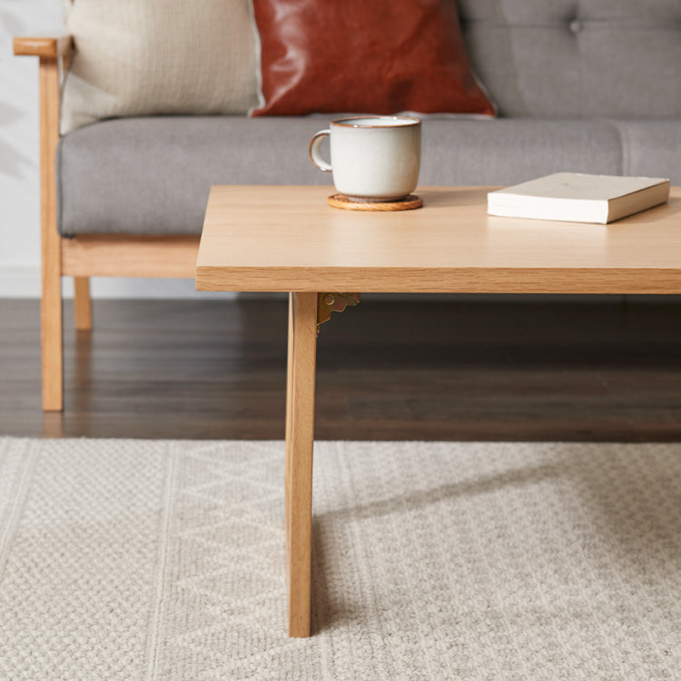 折りたたみテーブル 幅90 奥行50 フレーム脚 折りたたみセンターテーブル ローテーブル 折りたたみ テーブル 天然木 木目 90×50cm 折りたたみデスク デスク センターテーブル リビングテーブ