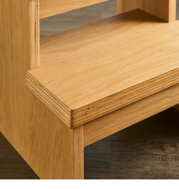 木製2段踏み台 ステップ台 子ども 子供 手洗い 脚立 木目 飾り棚 プランター台 踏み台 おしゃれ 2段 スツール 洗面所 手洗い 玄関 壁 猫 ナチュラル雑貨 ディスプレイラック キッズチェア チェアー(代引不可)