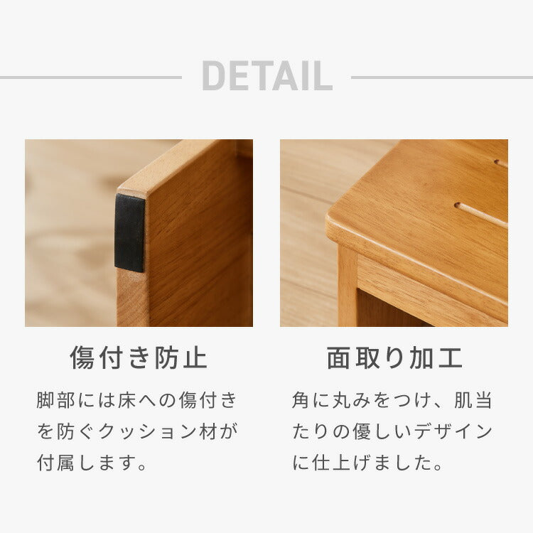 天然木 高踏み台 2段 幅60cm 完成品 ステップ&スツール ステップ台 ステップ スツール ふみ台 子供 キッズステップ 台 キッズ 子ども 木製 北欧 玄関 キッチン 洗面所 手洗い 子供用踏み台