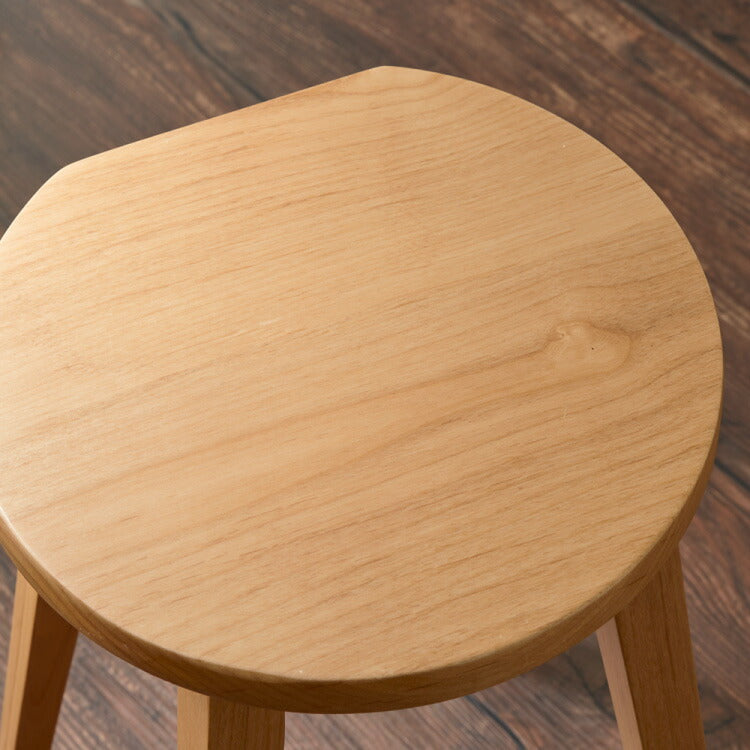木製スツール 天然木 ウッドスツール スツール 無垢材 壁付け アルダー材 木目 シンプル おしゃれ 北欧 木製椅子 アルダー ウッドチェア リビング 丸椅子 チェア いす イス 椅子 ミニスツール 小さい(代引不可)