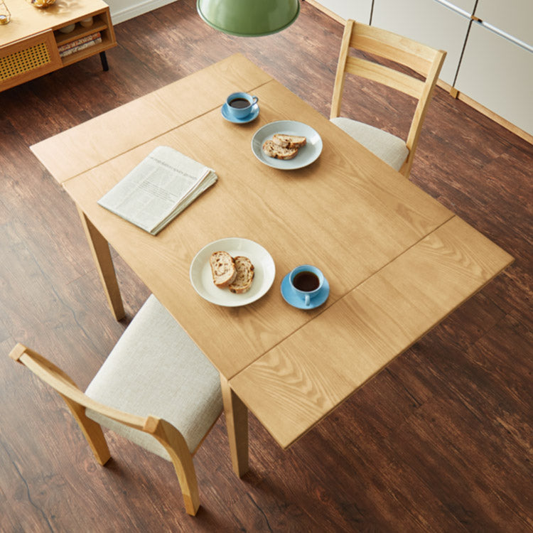 伸縮 ダイニングテーブル 80cm 100cm 120cm×80cm 単品 2人掛け 4人掛け 天然木 オーク 伸縮式ダイニングテーブル ダイニング テーブル カフェテーブル 食卓テーブル デスク 木製 おしゃれ