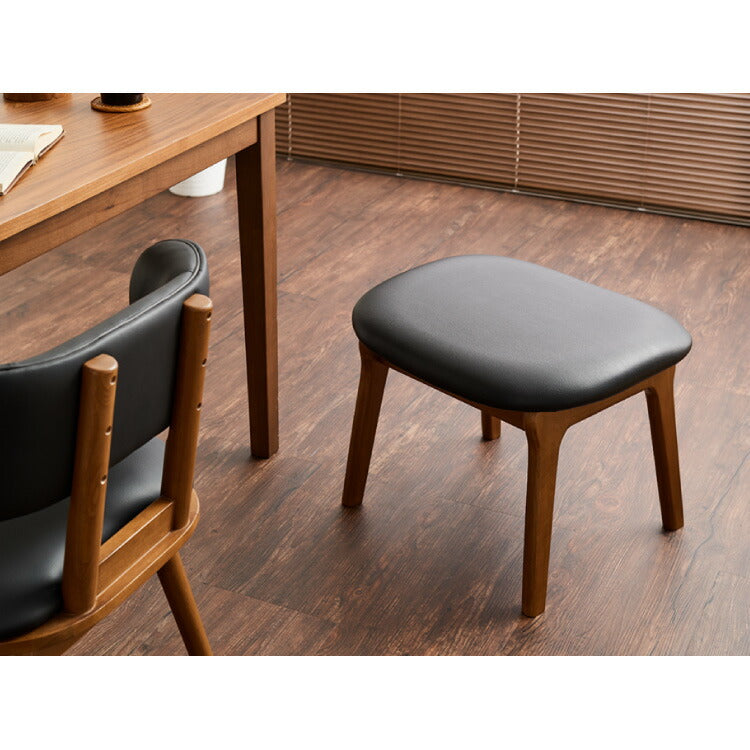 座面高39cm ゆったりダイニングスツール 幅55cm オットマン スツール ダイニングチェア ロータイプ 天然木 ダイニング チェア パーソナルチェア 椅子 いす イス シンプル おしゃれ 一人掛け 足置き