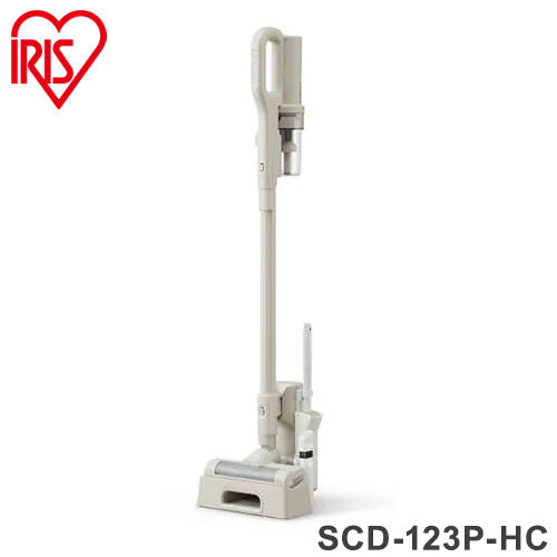 掃除機 スティッククリーナー アイリスオーヤマ 充電式 充電式サイクロンスティッククリーナー 軽量 SCD-123P-HC グレージュ サイクロンスティッククリーナー クリーナー