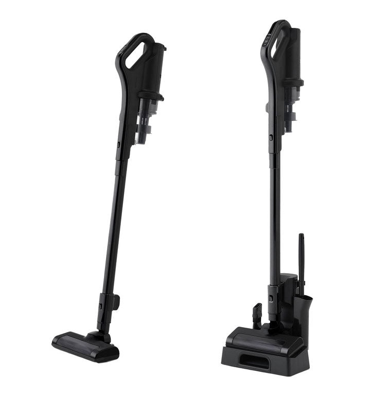 【置くだけ充電スタンド付き】アイリスオーヤマ コードレス 掃除機 サイクロンスティッククリーナー 充電式 ブラック 黒 SCD-185PM-B スタンド 静電モップ クリーンシステム搭載 IRIS OHYAMA(代引不可)