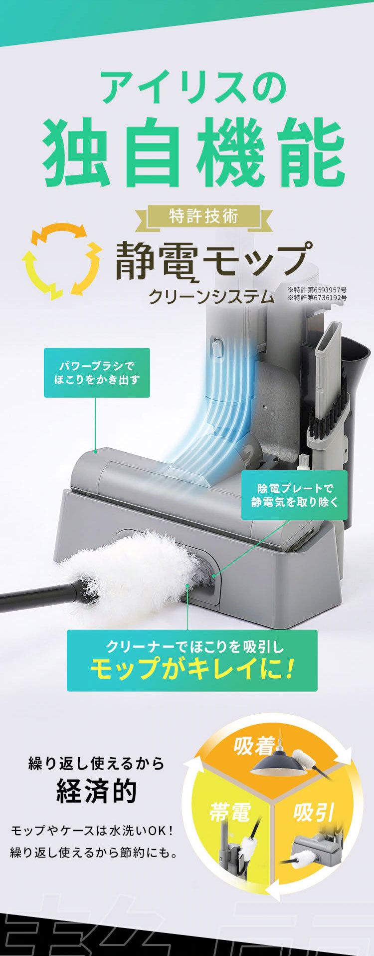 掃除機 コードレス 軽量 強力吸引 きわまでヘッド アイリスオーヤマ マジカリーナ 紙パック式 紙パック ハンディ 充電スタンド スティック掃除機 クリーナー MagiCaleena SBD-202P グレージュ グレー