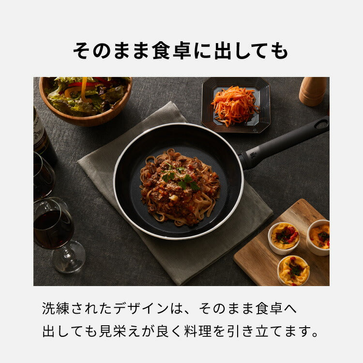 オランダ王室御用達 BK フライパン 20cm セラミックコーティング ガス火 IH オーブン PFASフリー フッ素不使用 黒 ブラック イージーインダクション ビーケー ロイヤル ブランド おしゃれ