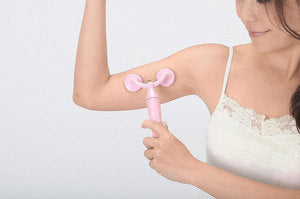 二の腕 引き締め パワーセルボ  首周り 二の腕 ふくらはぎ 太もも 腕 ハンディ マッサージ