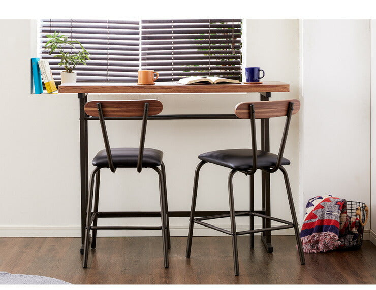 カウンター3点セット カウンターテーブル カウンターチェア 幅120cm ダイニングセット セット カウンター テーブル チェア