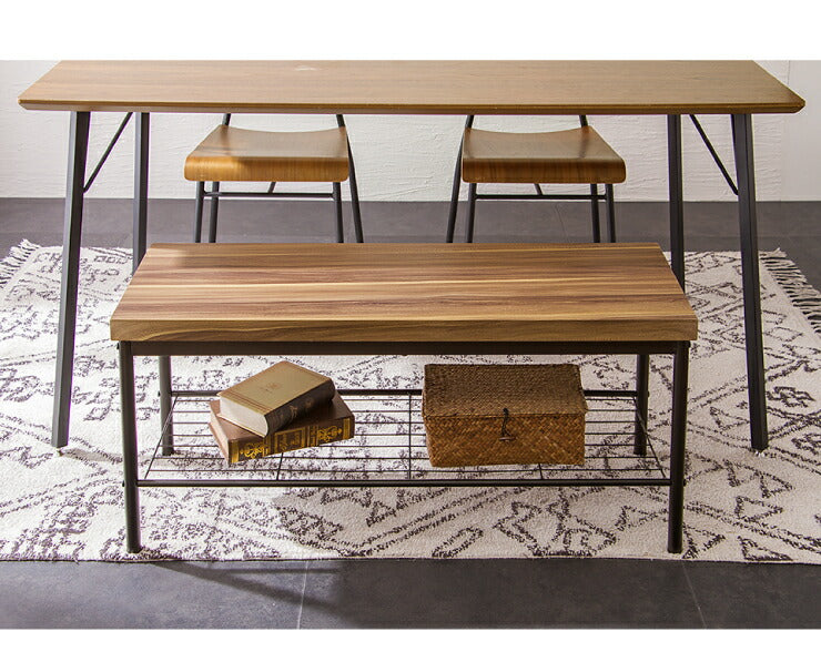 ベンチ ダイニングベンチ 木製 100cm幅 ダイニングチェア おしゃれ ヴィンテージ 食卓 ダイニング チェア 椅子 イス チェアー