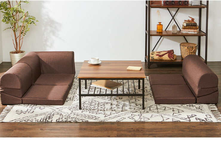 センターテーブル 正方形 おしゃれ 棚付き 収納 木目 スチール ブラウン リビング テレワーク 在宅勤務 一人暮らし 新生活 テーブル ローテーブル リビングテーブル 座卓 棚付 モダン レトロ 北欧 ヴィンテージ