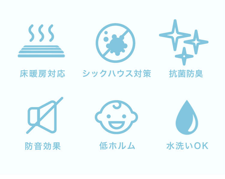 ジョイントマット 大判 60cm 32枚 PE樹脂 低ホルムアルデヒド 6畳相当 32枚組 レイアウト自由★安心素材のカラフルプレイマット【PlayMO】 フロアマット ベビー 赤ちゃん 幼児 洗える 防音 断熱 保温 サイドパーツ付