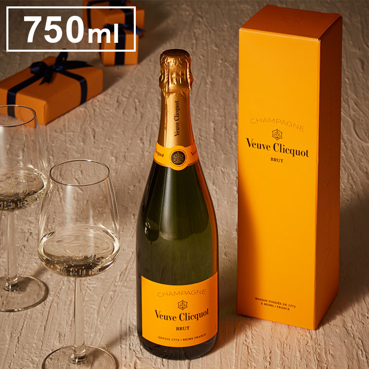 ヴーヴ・クリコ イエローラベル ブリュット750ml ギフトボックス【正規品】(代引不可)