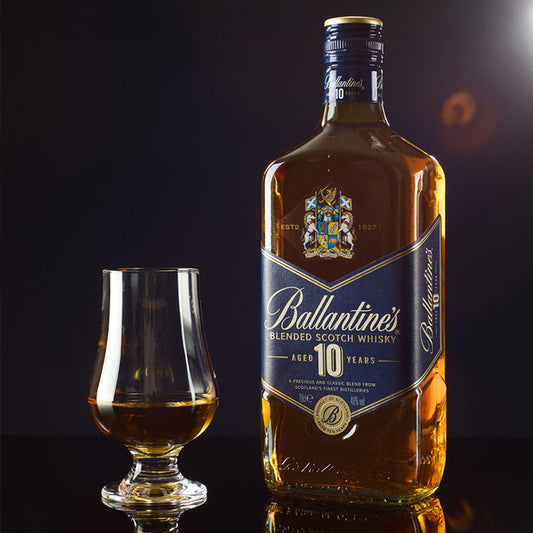 スコッチの宝石 バランタイン10年 テイスティンググラスセット ギフト プレゼント プチギフト 贈答用 贈り物 手土産 ラッピング済 ウィスキー whisky スコッチ バランタイン Ballantine 10年 グラス