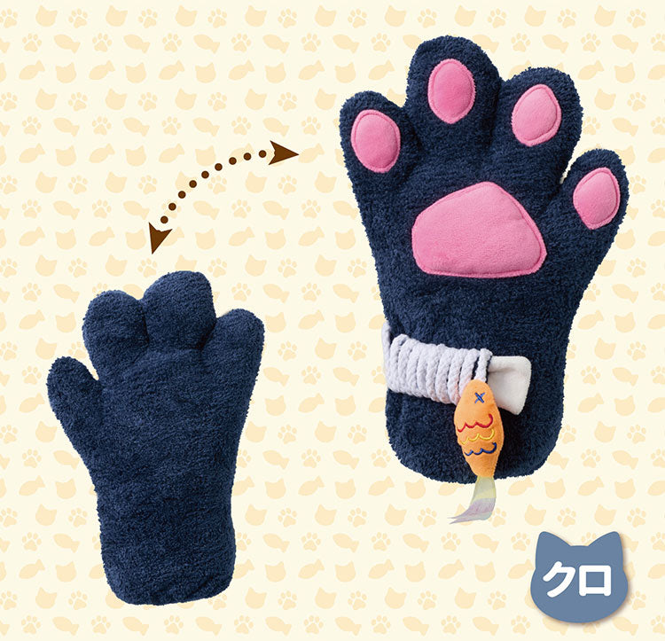 ボンビアルコン 猫用 おもちゃ コミュニケーションツール スキンシップトイ ネコプレイ 猫おもちゃ ねこおもちゃ 猫じゃらし 手袋型