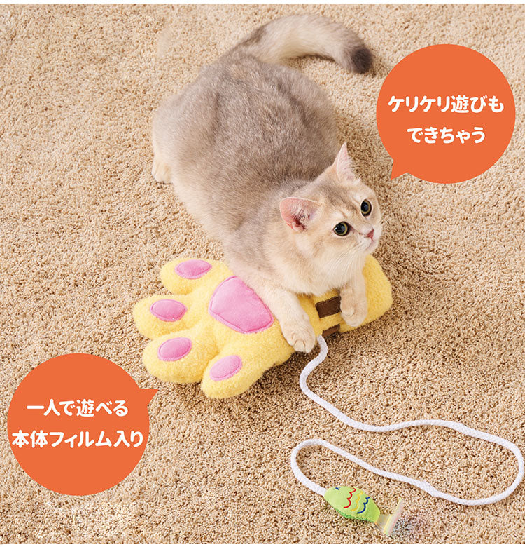 ボンビアルコン 猫用 おもちゃ コミュニケーションツール スキンシップトイ ネコプレイ 猫おもちゃ ねこおもちゃ 猫じゃらし 手袋型