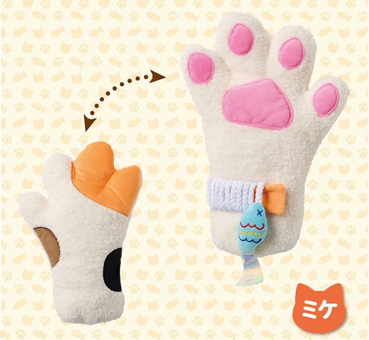 ボンビアルコン 猫用 おもちゃ コミュニケーションツール スキンシップトイ ネコプレイ 猫おもちゃ ねこおもちゃ 猫じゃらし 手袋型