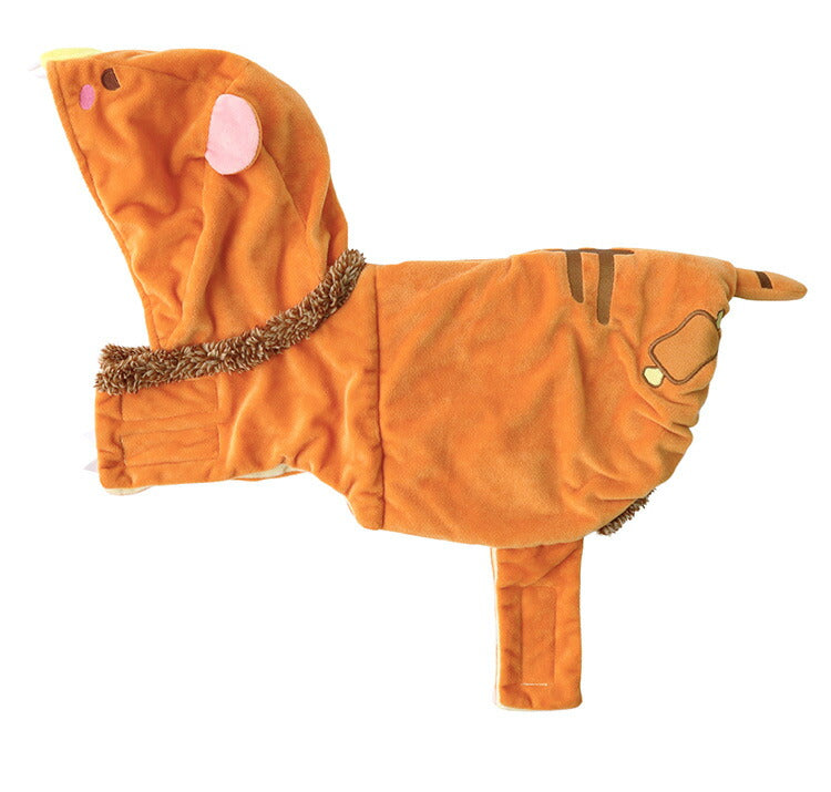 ペッツルート とらコスポンチョ M 中型犬用 ウェア 犬用 コスプレ 洋服 犬服 ドッグウェア ポンチョ ペット 中型犬 犬 いぬ アパレル 温かい 暖かい