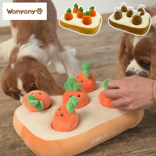 wanyanya ノーズワーク わんパクっ! 知育玩具 知育トイ しつけ 躾 トレーニング おもちゃ 玩具 早食い防止 犬用 猫用 ペット用 わにゃにゃ