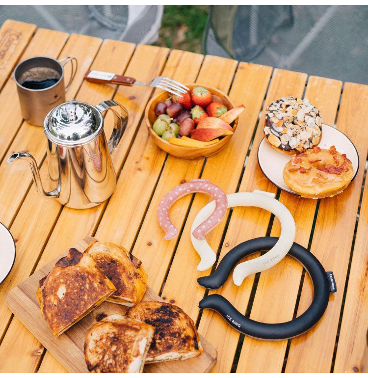 ICE RING アイスリング ネッククーラー 結露しない 繰り返し使える オトナ A3Y4022 Mサイズ suo クールリング 保冷剤 暑さ対策 大人用 おとな用(代引不可)