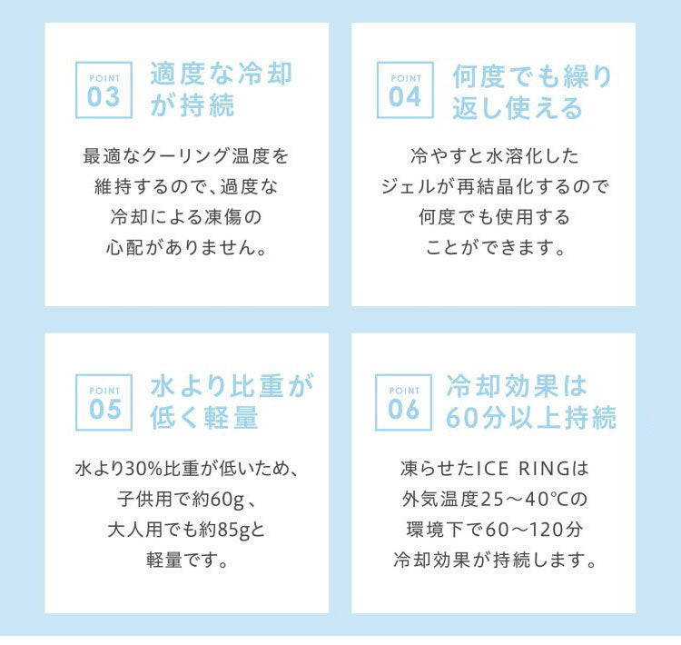 ICE RING アイスリング ネッククーラー 結露しない 繰り返し使える オトナ A3Y4022 Mサイズ suo クールリング 保冷剤 暑さ対策 大人用 おとな用(代引不可)