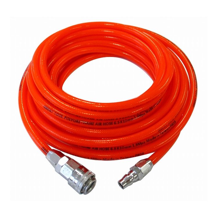 GREATTOOL エアーホース ワンタッチタイプ 内径6.5mm×外径10mm 10m GT6510-10