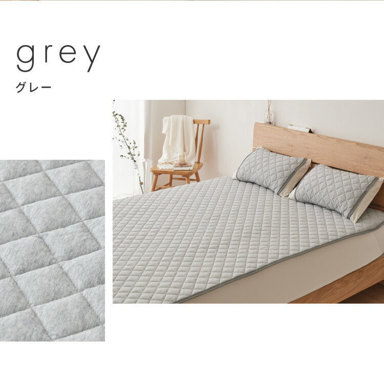 with core コアヤーン 敷パッド シングル 枕パッド付 綿 防ダニ 吸水速乾 洗える エコ 再生ポリエステル