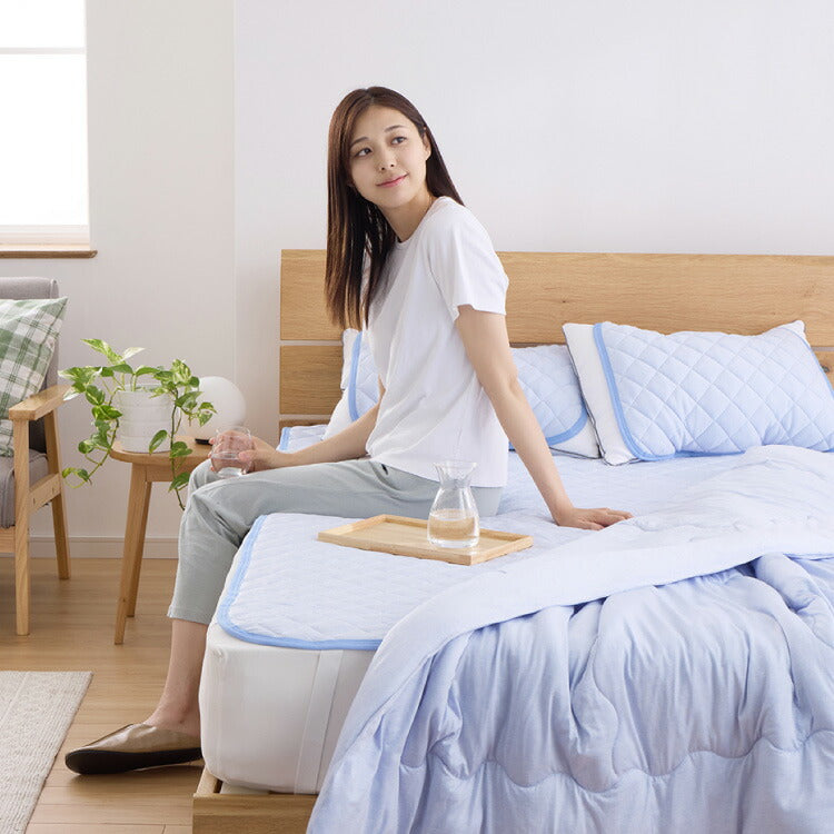 カクシング 革新的冷感 肌掛け布団 夏 夏用 シングル 洗える 接触冷感 Q-MAX0.511 窒化ホウ素配合 冷感持続 おしゃれ ひんやり 冷たい 掛け布団 キルトケット KAKUSHING 夏用寝具