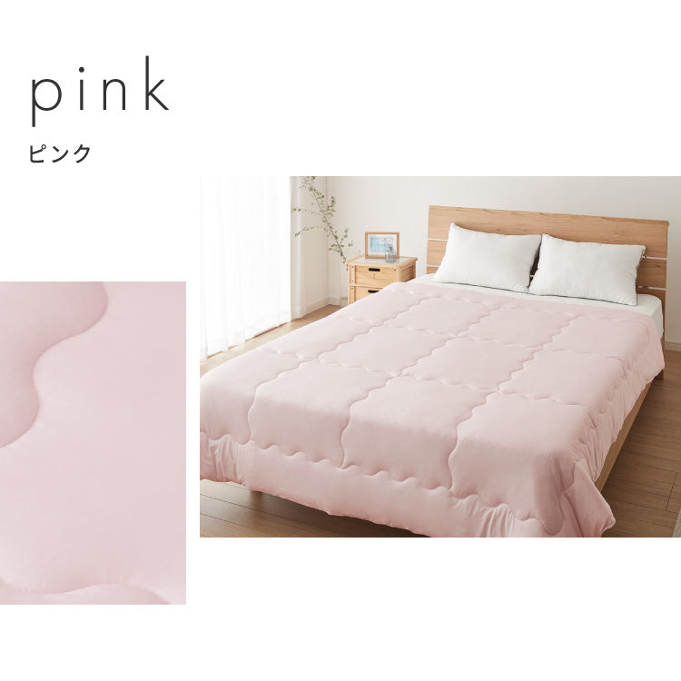 with core コアヤーン 冷感肌掛け布団 ダブル 180×190cm 接触冷感 Q-MAX0.46 吸水速乾 洗える ナイロン ポリエチレン コアヤーン繊維 掛布団 掛け布団 肌布団 ウィズコア