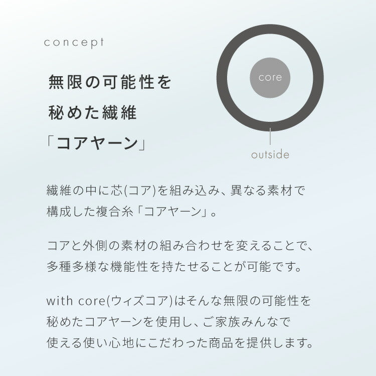 with core コアヤーン 冷感敷きパッド Q-MAX0.46 枕パッド付 吸水速乾 洗える ウォッシャブル 接触冷感  持続冷感 ひんやり 冷たい クール 夏用 敷パッド シングル