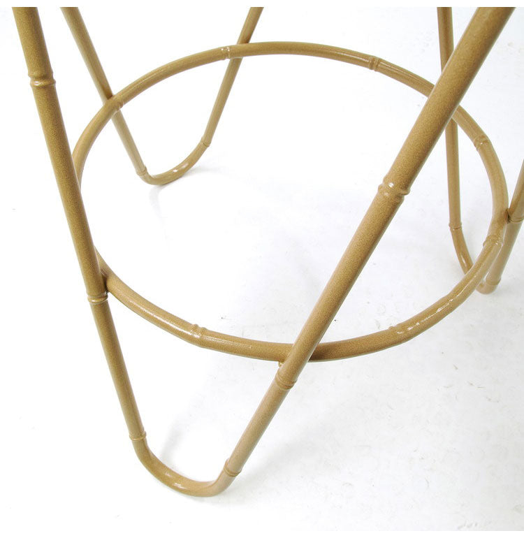 ラタン ラウンドテーブル Sサイズ 天板36cm 高さ51cm サイドテーブル プランター台 ディスプレイテーブル ラック 棚 籐 アジアン家具 韓国インテリア ナチュラル ラタンカントリー おしゃれ