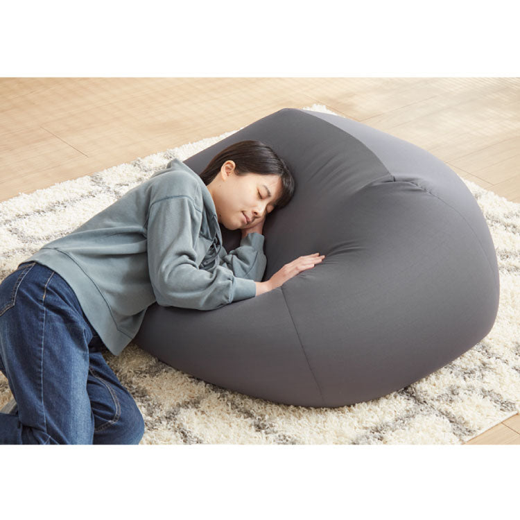 ビーズクッション本体 50×50×35cm ヌードタイプ Sサイズ 極小ビーズ へたりにくい 低VOC 大きい 北欧 マイクロビーズクッション 中身 ソファ フロアソファ