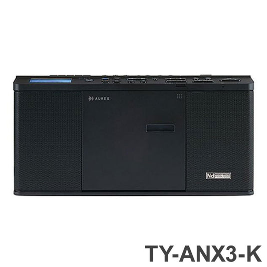 ラジカセ TOSHIBA TY-ANX3-K 東芝 SD USB CDラジオ ブラック AUREX ワイドFM対応 Bluetooth対応 オーレックス