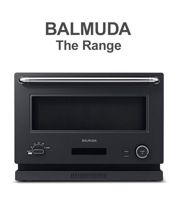 バルミューダ オーブンレンジ BALMUDA The Range K09A-BK ブラック シンプル 操作 レンジ オーブン モダン クラシック