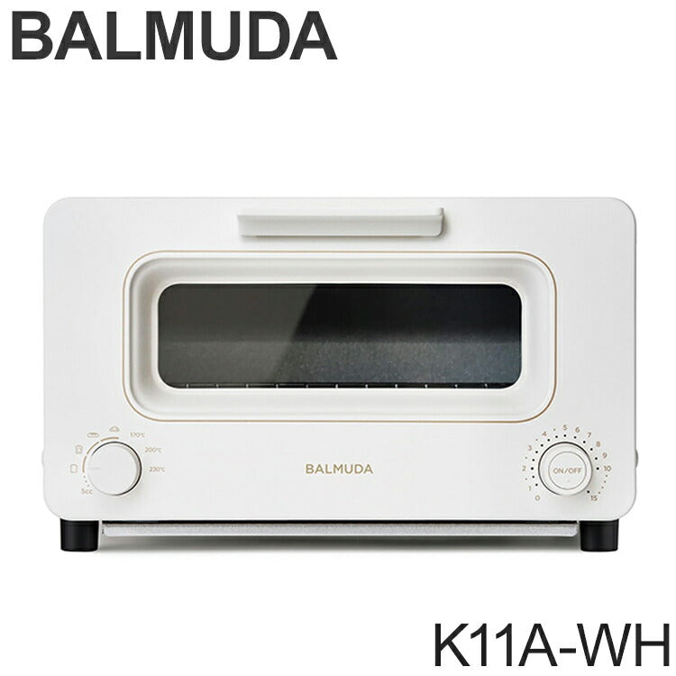 バルミューダ トースター BALMUDA The Toaster K11A-WH ホワイト 温度制御 スチームテクノロジー スチームトースター トースト