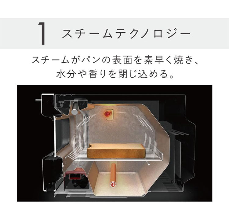 バルミューダ トースター BALMUDA The Toaster K11A-WH ホワイト 温度制御 スチームテクノロジー スチームトースター トースト