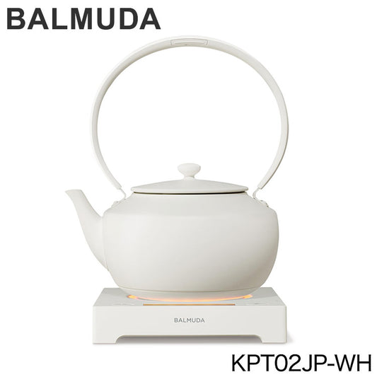 バルミューダ BALMUDA MoonKettle 湯沸し器 やかん 温度調整機能つき電気ケトル ホワイト KPT02JP-WH