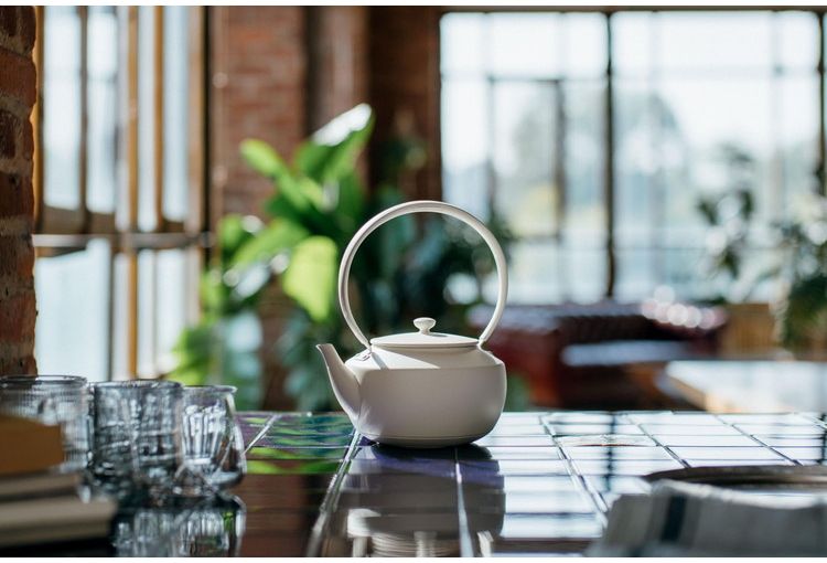 バルミューダ BALMUDA MoonKettle 湯沸し器 やかん 温度調整機能つき電気ケトル ホワイト KPT02JP-WH