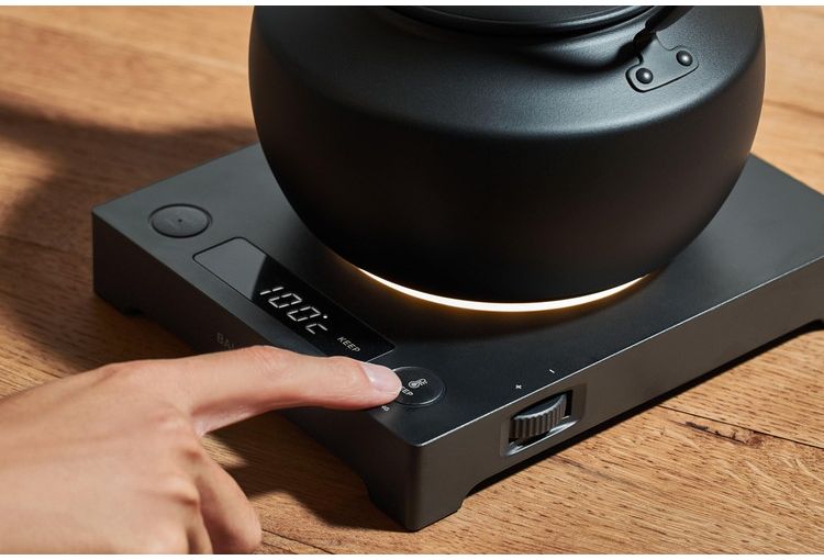 バルミューダ BALMUDA MoonKettle 湯沸し器 やかん 温度調整機能つき電気ケトル ホワイト KPT02JP-WH