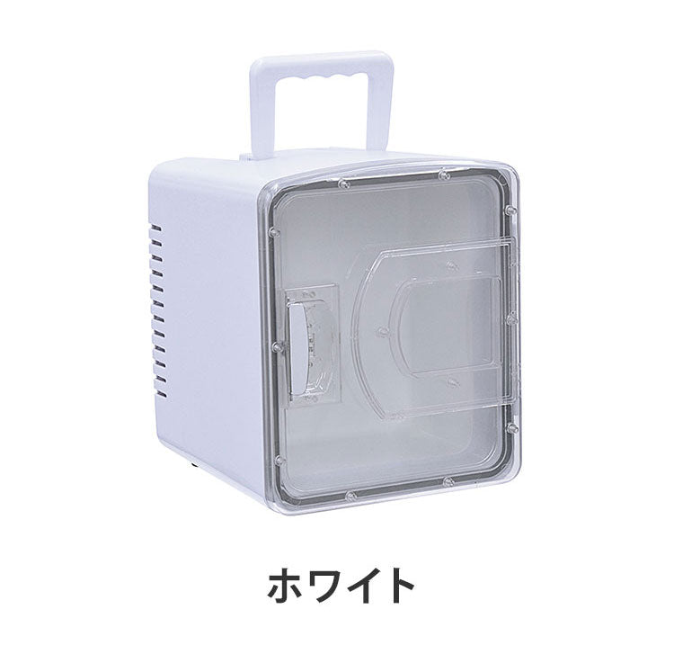 8L 冷温庫 冷蔵庫 保冷庫 ポータブル ミニ ペルチェ 小型 ポータブル冷蔵庫 車載冷蔵庫 持ち運び 卓上 小さい 車中泊 社内 キャンプ アウトドア 保冷 保温 保温子 ホワイト ベルソス VS-CW008【