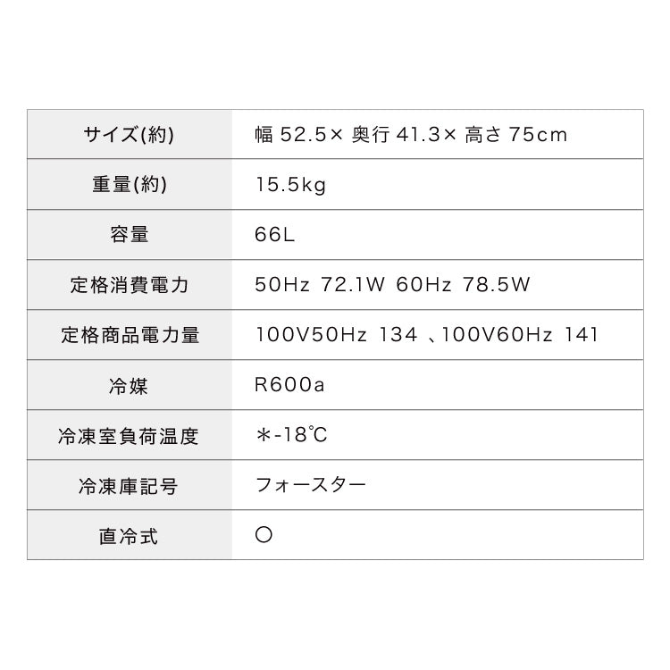 simplus 冷凍庫 上開き 66L バスケット付き 鍵付き 静音 大容量 冷凍冷蔵庫 省エネ 温度調整 冷凍ストック まとめ買い 冷凍食品 SP-66LUPD シンプラス【メーカー保証1年】
